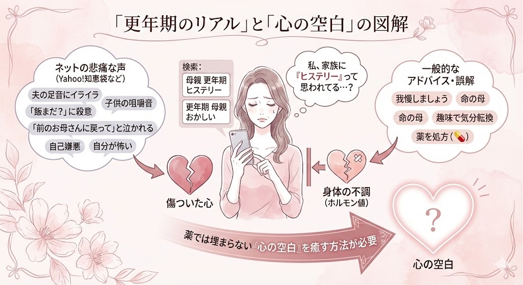 知恵袋に見る「更年期のリアル」図解