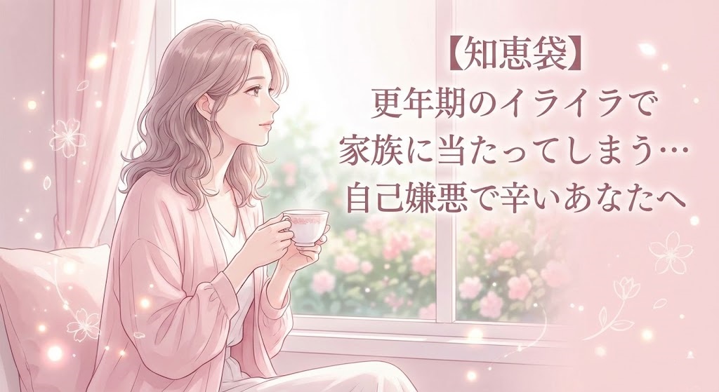 更年期のイライラで家族に当たってしまう…