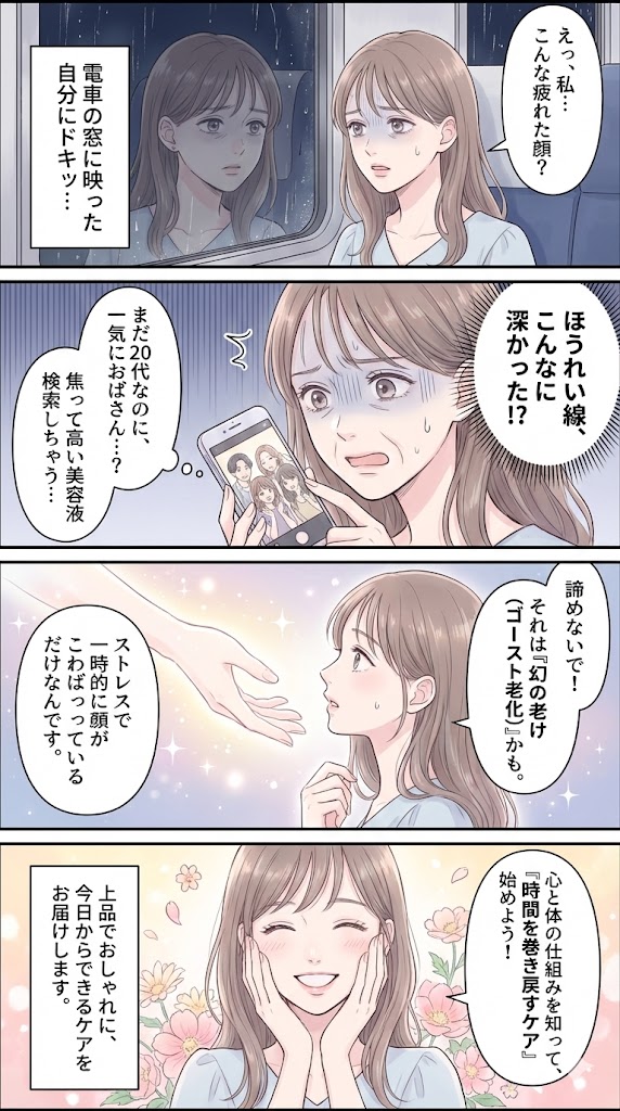 20代・30代で一気に老けた気がするのオリジナルイメージ漫画