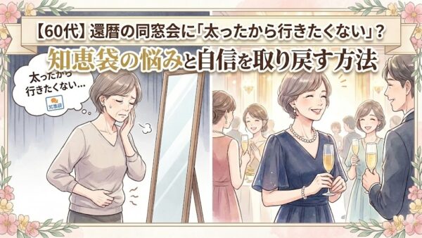 【60代】還暦の同窓会に「太ったから行きたくない」？知恵袋の悩みと自信を取り戻す方法